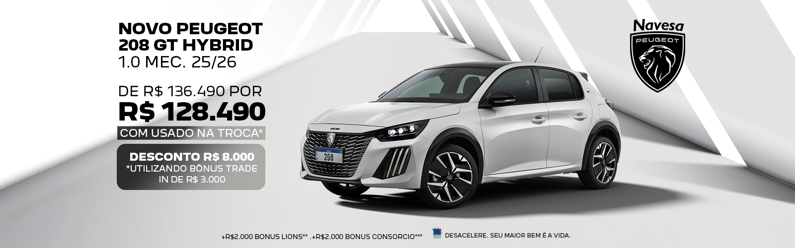 Novo Peugeot 208 GT Hybrid