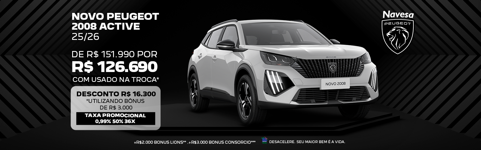 Novo Peugeot 2008 Active