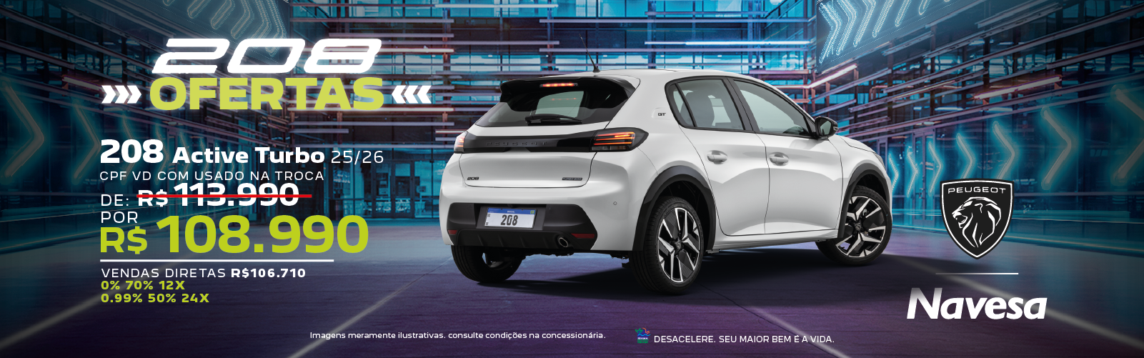 BANNERS PEUGEOT 208 Active Turbo
